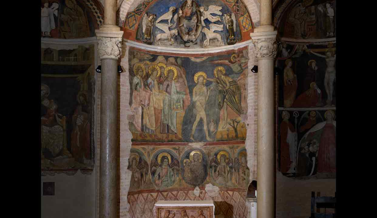 Il primo nicchione: Cristo pantocratore