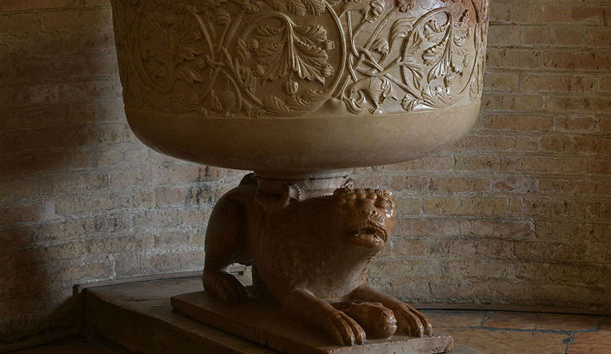 The small baptismal font