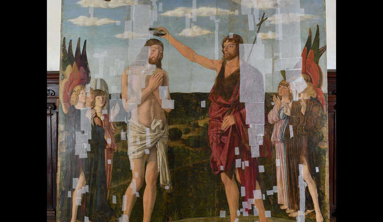 The Baptism of Christ by Filippo Mazzola
