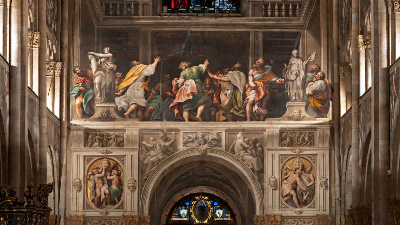 The Lattanzio Gambara fresco