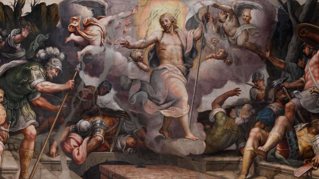 13th scene: The Resurrection of Jesus